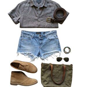 Lucky Brand The Cut Off Blue Jean Shorts Size 6/28